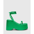 Therapy - Elevate Platform Heels - Wedges (Green) Elevate Platform Heels