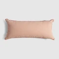 Business & Pleasure Co. - The Rectangle Throw Pillow - Home (Pink) The Rectangle Throw Pillow