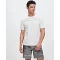 Calvin Klein Performance - SS Graphic Tee - Short Sleeve T-Shirts (Vaporous Gray) SS Graphic Tee