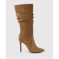 Siren - Sage Tall Boots - Knee-High Boots (Coffee Micro) Sage Tall Boots