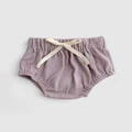 WITH LOVE FOR KIDS - Bloomers Ribbed Babies Kids - Bloomers (Amethyst) Bloomers Ribbed - Babies - Kids