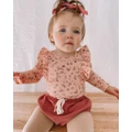 WITH LOVE FOR KIDS - Bloomers Ribbed Babies Kids - Bloomers (Rosewood) Bloomers Ribbed - Babies - Kids