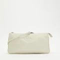Calvin Klein - Re Lock Quilt Crossbody Bag - Bags (Dk Ecru) Re-Lock Quilt Crossbody Bag