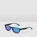 Hawkers Co - HAWKERS Polarized Black Emerald ONE SPORT Sunglasses for Men and Women UV400 - Sunglasses (Emerald) HAWKERS - Polarized Black Emerald ONE SPORT Sunglasses for Men and Women UV400