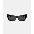 Burberry - 0BE4405 - Sunglasses (Black) 0BE4405