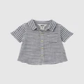 Cotton On Baby - Leonard Button Down Shirt Babies - Shirts & Polos (In The Navy & Vanilla Rio Stripe) Leonard Button Down Shirt - Babies