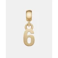 Daniel Wellington - Charm Number 6 - Jewellery (Gold) Charm Number 6