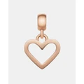 Daniel Wellington - Charm Heart Hanging Shape - Jewellery (Rose Gold) Charm Heart Hanging Shape