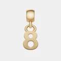 Daniel Wellington - Charm Number 8 - Jewellery (Gold) Charm Number 8