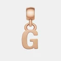 Daniel Wellington - Charm Letter G - Jewellery (Rose Gold) Charm Letter G