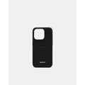 MIMCO - Joy Card Phone Case For Iphone 15 Pro - Tech Accessories (Black) Joy Card Phone Case For Iphone 15 Pro