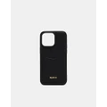 MIMCO - Joy Card Phone Case For Iphone 15 Pro Max - Tech Accessories (Black) Joy Card Phone Case For Iphone 15 Pro Max