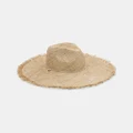 Ace Of Something - Damia Fedora in Natural - Hats (Natural) Damia Fedora in Natural