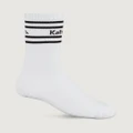 Kathmandu - NuYarn Tube Socks - Crew Socks (White) NuYarn Tube Socks