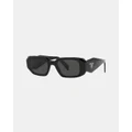 Prada - 0PR 17WS - Sunglasses (Black) 0PR 17WS