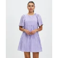 Vero Moda - Bera Gingham Dress - Tops (Purple) Bera Gingham Dress