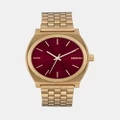 Nixon - Time Teller Watch - Watches (Gold & Oxblood Sunray) Time Teller Watch
