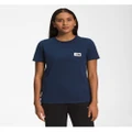 The North Face - Short Sleeve Heritage Patch Pocket Tee - Tops (BLUE) Short-Sleeve Heritage Patch Pocket Tee