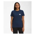 The North Face - Short Sleeve Heritage Patch Pocket Tee - Tops (BLUE) Short-Sleeve Heritage Patch Pocket Tee