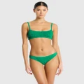 Bond-Eye Swimwear - Strap Saint Crop - Bikini Tops (Emerald Tiger) Strap Saint Crop