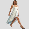 Cynthia Rowley - Satin High Low Dress - Dresses (GLGRY) Satin High Low Dress