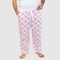Sant And Abel - Candy Cane PJ Pants - Sleepwear (Red) Candy Cane PJ Pants