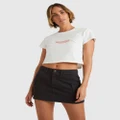 Billabong - Summer Lover T Shirt - Cropped tops (WHITE) Summer Lover T Shirt