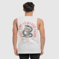 DVNT - Lost Time Tank - Muscle Tops (White) Lost Time Tank