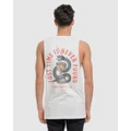 DVNT - Lost Time Tank - Muscle Tops (White) Lost Time Tank