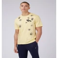 Ben Sherman - Geo Bird Tee - Long Sleeve T-Shirts (YELLOW) Geo Bird Tee