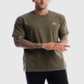 First Division - Sponsor Crest Tee - Short Sleeve T-Shirts (Olive) Sponsor Crest Tee