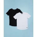 Lost Society - 2 Pack T Shirt Teens - T-Shirts & Singlets (Black & White) 2-Pack T-Shirt - Teens