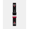 Tissot - Official NBA Leather Strap 22mm - Watches (Chicago Bulls) Official NBA Leather Strap 22mm