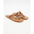 Atmos&Here - Denny Comfort Sandals - Sandals (Mocha Leather) Denny Comfort Sandals