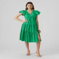 Vero Moda - Jarlotte Calf Dress - Dresses (Green) Jarlotte Calf Dress