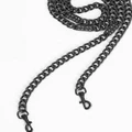 Ksubi - 1999 Signature Chain Strap Matte Black - Bags (BLACK) 1999 Signature Chain Strap Matte Black