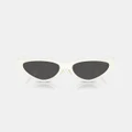Miu Miu - 0MU 03ZS - Sunglasses (White) 0MU 03ZS