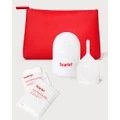 Scarlet - Scarlet Period Cup Handbag Essentials - Beauty (White) Scarlet Period Cup Handbag Essentials