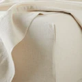 Seed Heritage - Alba Double Fitted Sheet - Home (Flax Cross Dye) Alba Double Fitted Sheet