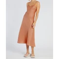 Amelius - Evangeline Linen Dress - Sleepwear (Pink) Evangeline Linen Dress