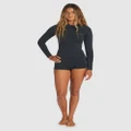 Billabong - Spring Fever Springsuit Wetsuit - One-Piece / Swimsuit (BLACK) Spring Fever Springsuit Wetsuit