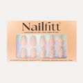 Nailfitt - Glam Press On Nails Long Almond - Beauty (Pink) Glam Press-On Nails - Long Almond