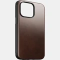 Nomad - iPhone 15 Pro Max Leather Phone Case - Tech Accessories (Brown) iPhone 15 Pro Max Leather Phone Case