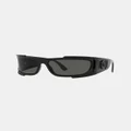 Versace - 0VE44460 - Sunglasses (Black) 0VE44460