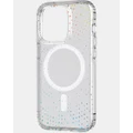 Tech21 - iPhone 14 Pro Evo Sparkle with MagSafe Phone Case - Tech Accessories (Transparent) iPhone 14 Pro Evo Sparkle with MagSafe Phone Case
