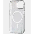 Tech21 - iPhone 14 Evo Sparkle with MagSafe Phone Case - Tech Accessories (Transparent) iPhone 14 Evo Sparkle with MagSafe Phone Case