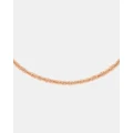 Daniel Wellington - Elan Twisted Chain Necklace Short - Jewellery (Rose Gold) Elan Twisted Chain Necklace Short