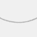 Daniel Wellington - Elan Twisted Chain Necklace Short - Jewellery (Silver) Elan Twisted Chain Necklace Short