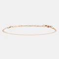 Daniel Wellington - Elan Flat Chain Bracelet - Jewellery (Rose Gold) Elan Flat Chain Bracelet