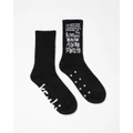 Ksubi - Royalty Ksocks Black White - Underwear & Socks (Black/White) Royalty Ksocks Black-White